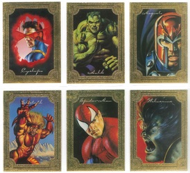 2007 Marvel Masterpieces Series 1 Trading Cards COMPLETE BASE SET #1-90 