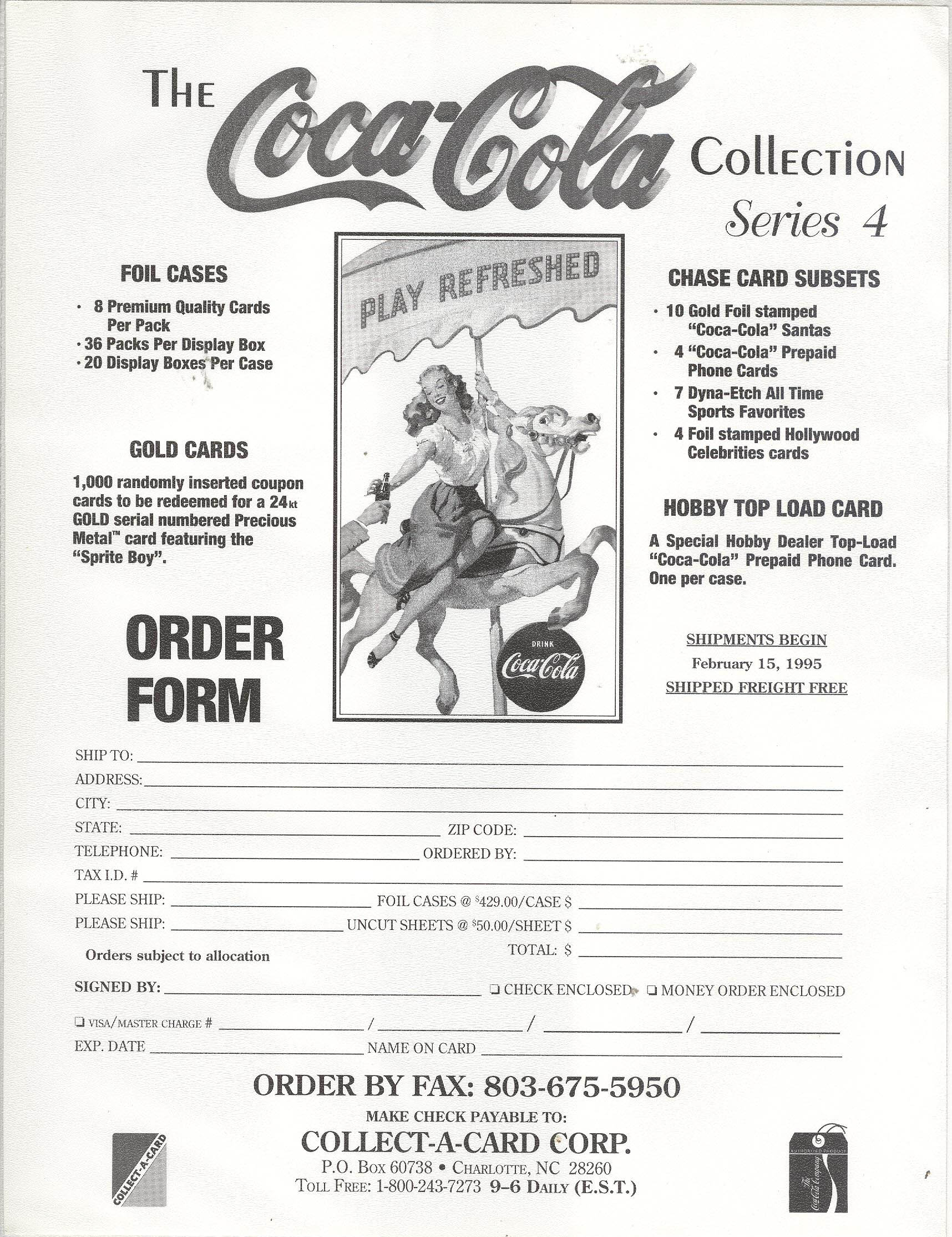 NEW 1996 Coca Cola Sign of Good Taste Polar Bear Subset Card # 7